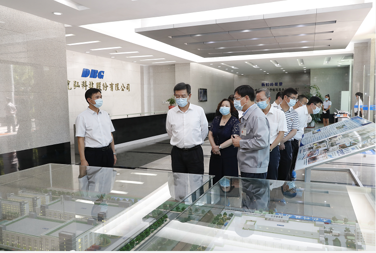 Standing member of Guangdong Provincial Party Committee, Minister of Guangdong United Front Work Department, Mr. Huang Ningsheng visited DBG 广东省委常委、统战部部长黄宁生一行来光弘科技调研 - Standing member of Guangdong Provincial Party Committee, Minister of Guangdong United Front Work Department, Mr. Huang Ningsheng visited DBG